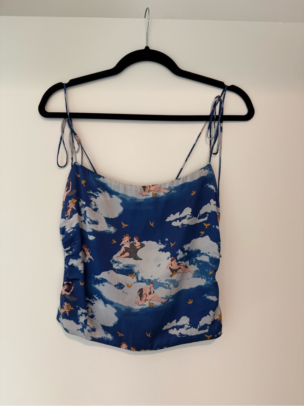 Reformation Lucrezia Silk Top Heaven - Size 4 - Picture 3 of 5